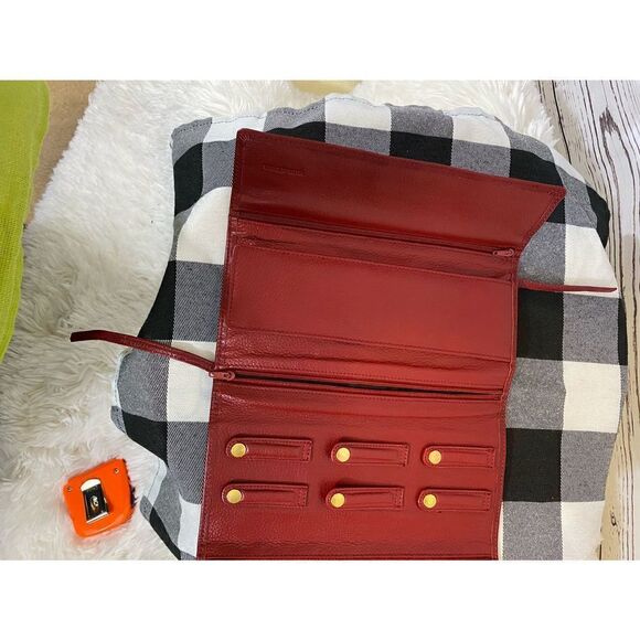 Red Jewelry Travel Roll  - Picture 6 of 6